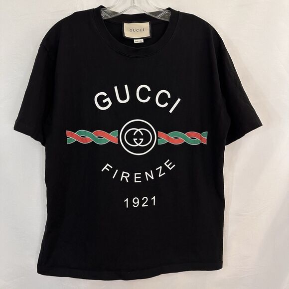 Gucci Other - Gucci Cotton Jersey 'Gucci Firenze 1921' T-shirt 615061-XJBY Men's Size M